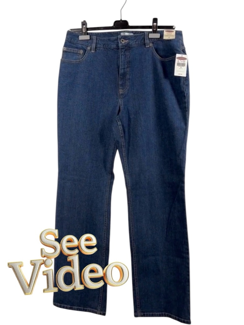 👛 (ANY 2/$30) NWT NORTHERN REFLECTIONS Med Wash Stretch Relaxed Fit Jeans